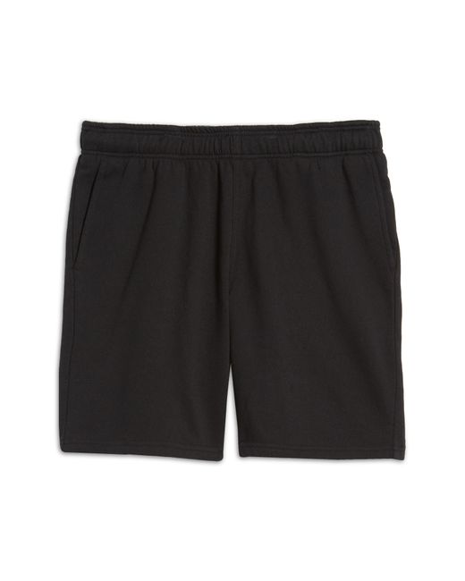 BP. Black Fleece Drawstring Shorts for men