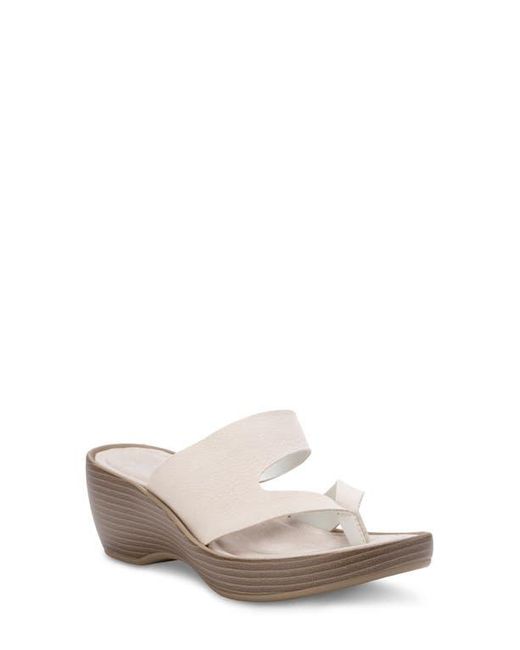 Eastland White Laurel Wedge Sandal