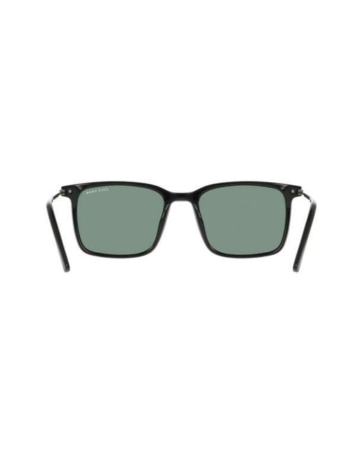 Cole Haan Green 55Mm Rectangular Sunglasses for men