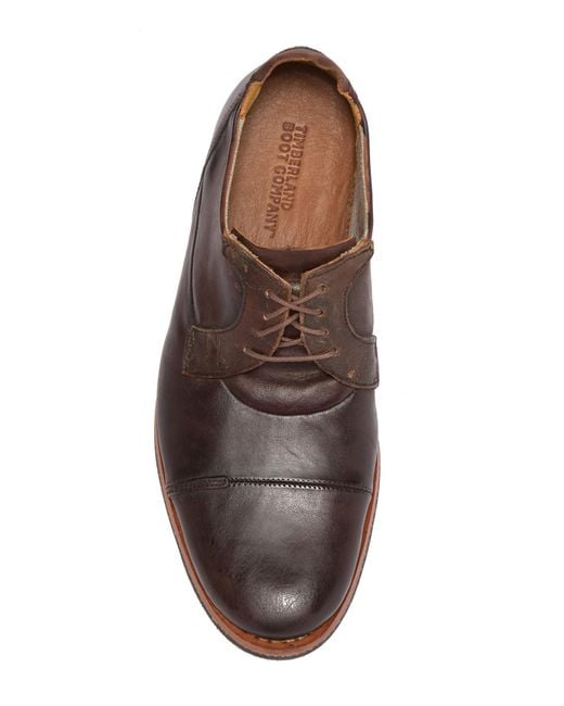 timberland wodehouse leather cap toe derby
