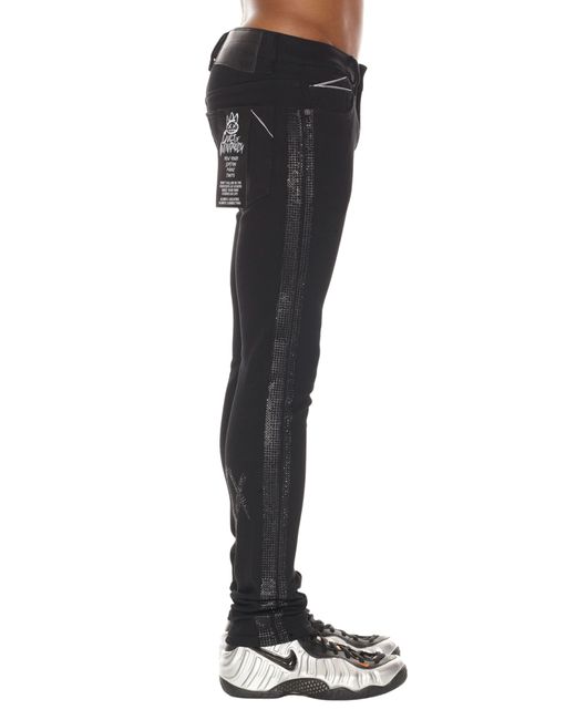 Cult Of Individuality Black Punk Embellished Stretch Super Skinny Jeans At Nordstrom for men