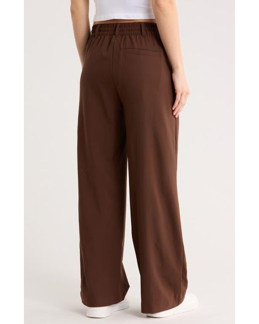 Beyond Yoga Brown Status Trousers