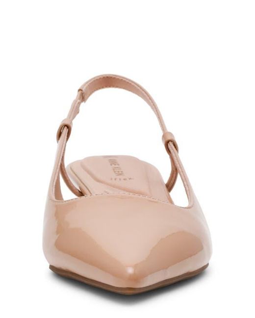 Anne Klein Brown Shorty Slingback Pump