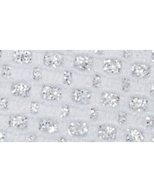 FLOOPI White Sofia Sparkly Flip Flop