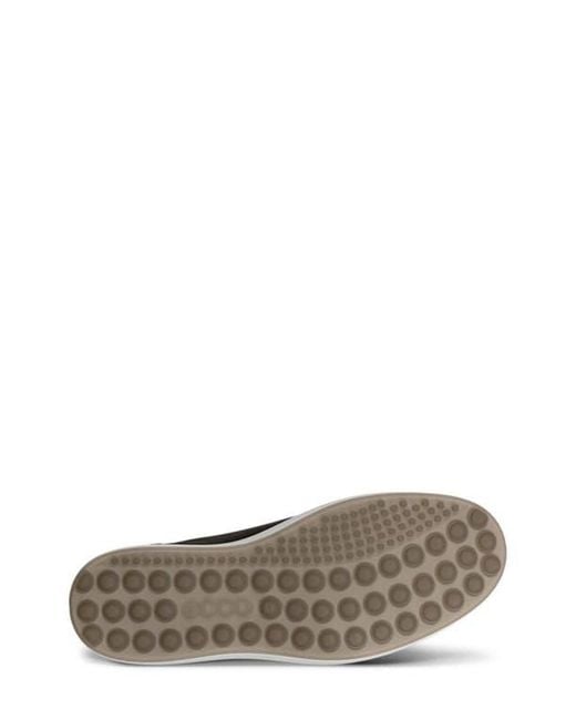 Ecco Black Soft 7 Premier Sneaker for men
