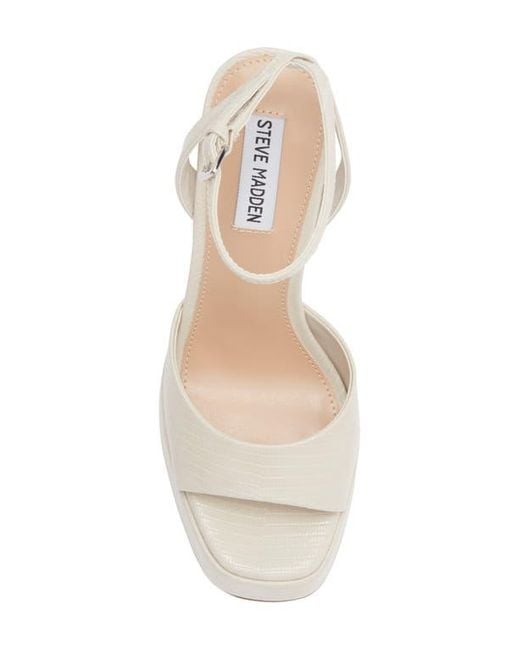 Steve Madden Natural Kymmee Platform Pump