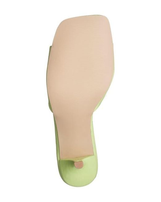 Steve Madden Yellow Marlon Slide Sandal