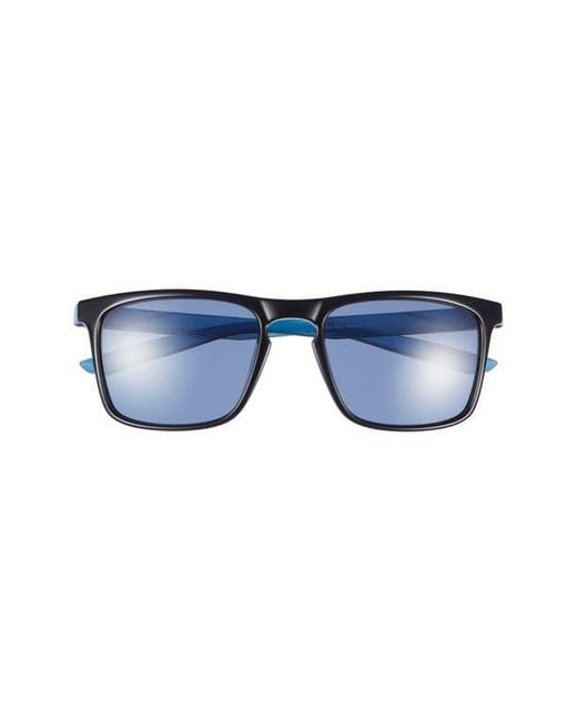 Nike Blue Sky Ascent 55Mm Rectangular Sunglasses