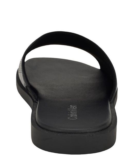 Calvin Klein Black Espar Slide Sandal for men