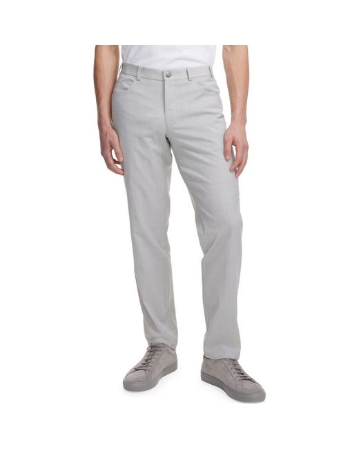 Jack Victor Men's Gray Sage Five Pocket Pants