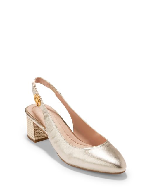 Cole Haan Natural The Go To Slingback Pump