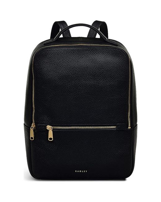 Radley Black Sunny Dene Leather Backpack