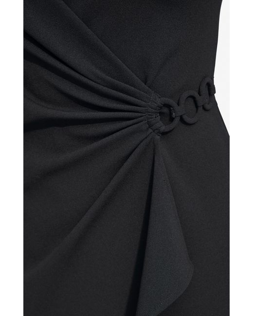 DKNY Black O-ring Sheath Dress