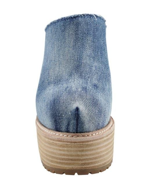 Zigi Blue Fina Platform Clog