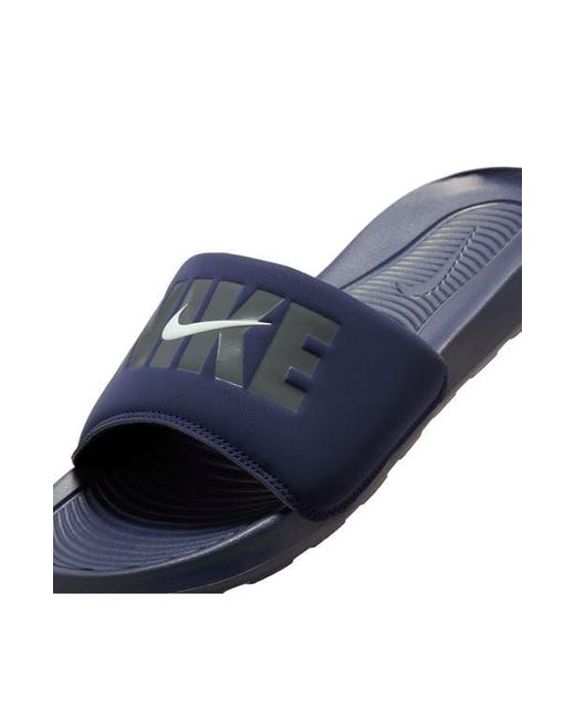 Nike Blue Victori One Se Slide for men