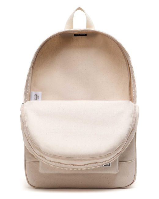 Herschel Supply Co. White Cotton Casuals Daypack Backpack