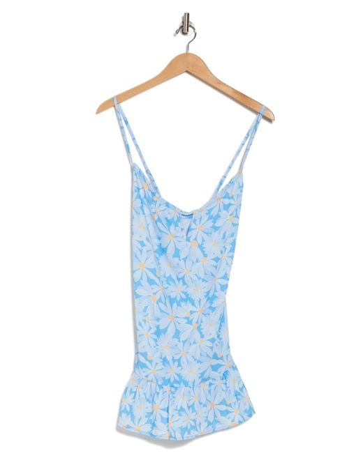 Hurley Blue Daisy Me Cover-up Dress