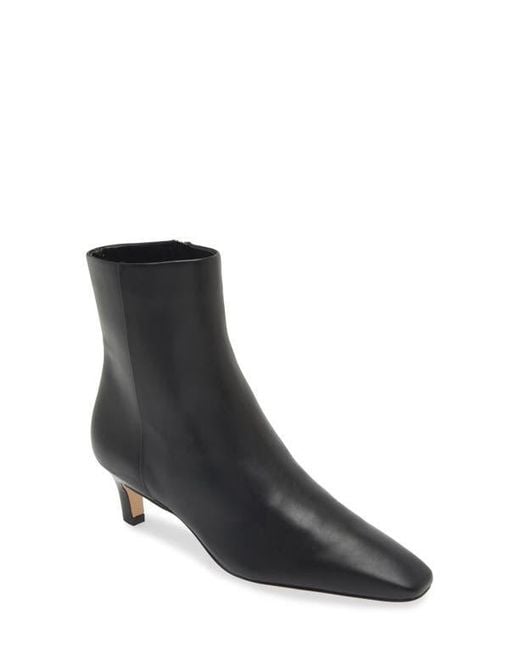 Nordstrom Black Arazio Kitten Heel Bootie