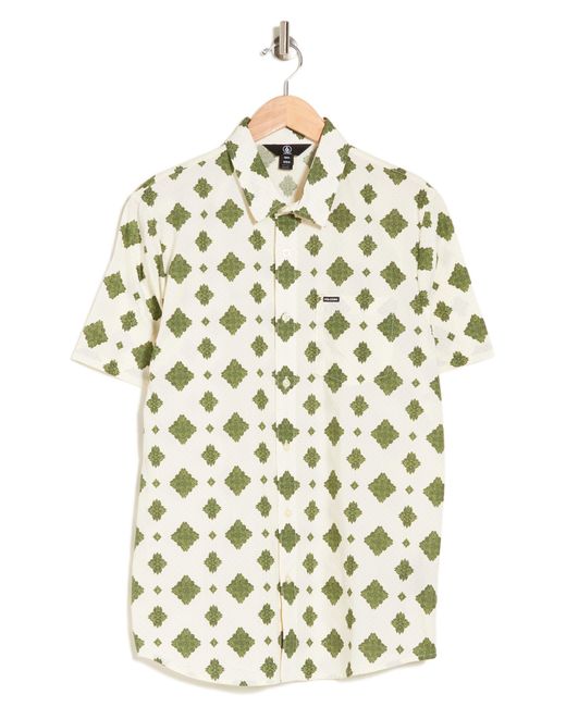Volcom Multicolor Warbler Regular Fit Cotton Button-up Shirt for men