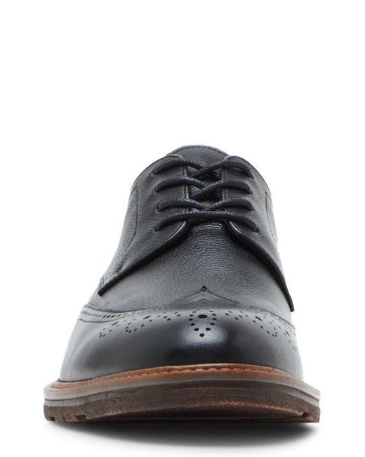 Steve Madden Black Acari Wingtip Derby for men