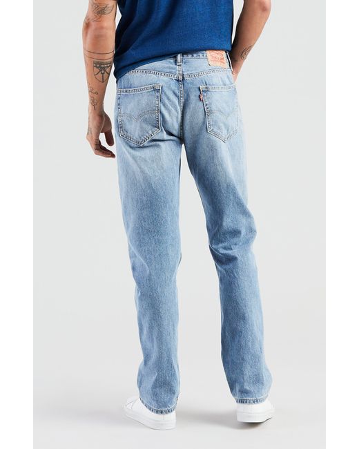 Levi's Blue 505 Regular Fit Jeans for men