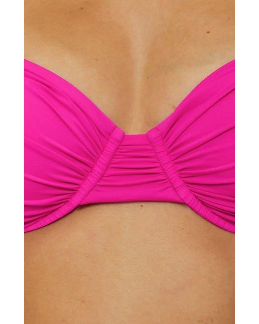 Becca Pink Color Code Underwire Bikini Top