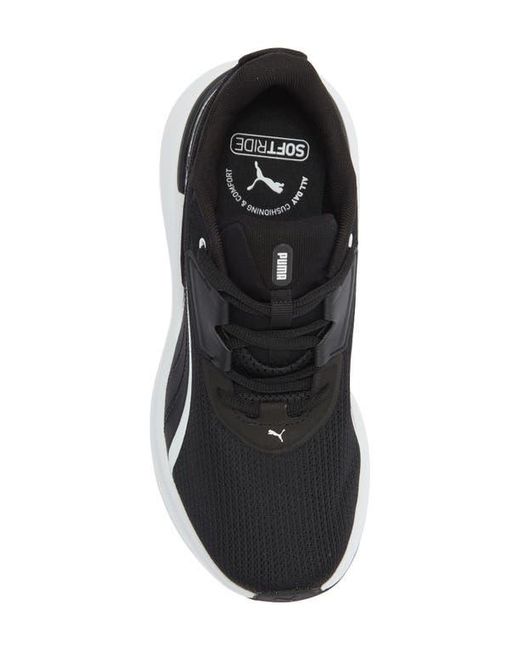 PUMA Black Softride Exo Sneaker for men