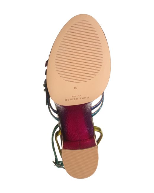 Kurt Geiger Pink Pierra Platform Sandal