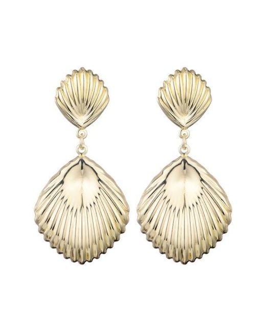 Adornia Natural Shell Inspired Drop Earrings