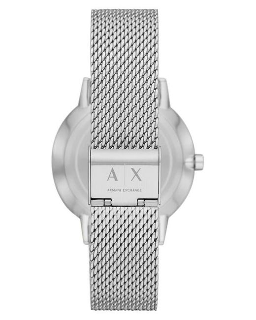 ARMANI EXCHANGE Multifunction Mesh Bracelet Watch, 42Mm in Black for ...