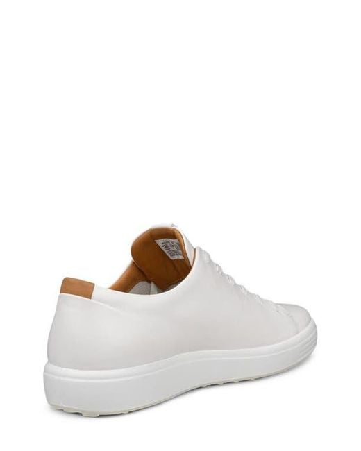 Ecco White Soft 7 Premier Sneaker for men