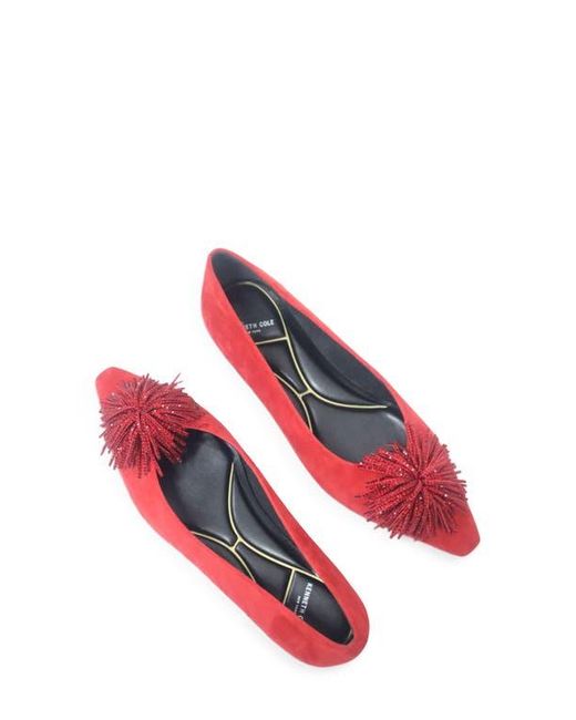Kenneth Cole Red Natasha Flat