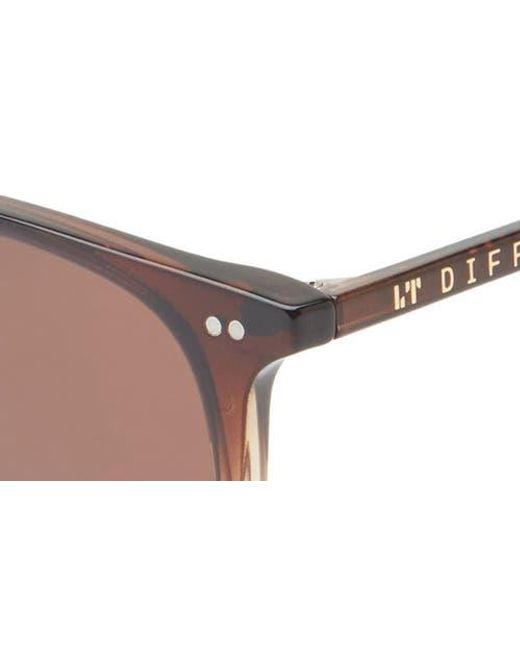 DIFF Brown Brody Xl 51Mm Square Sunglasses for men