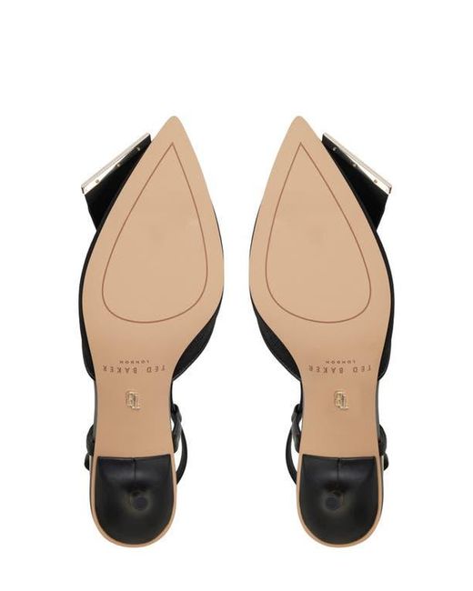 Ted Baker Black Romy Pointed Toe Slingback Pump
