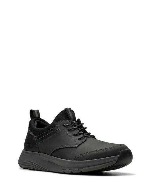 Clarks Black Motion Trek Ez Slip-On Sneaker for men