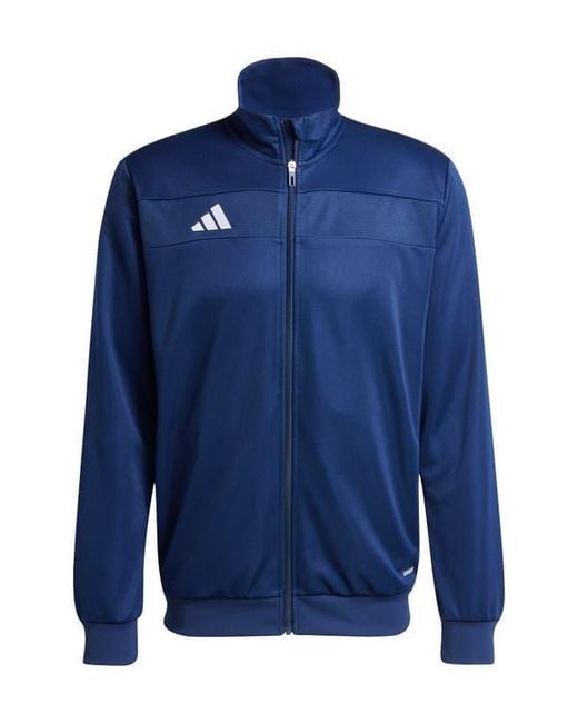 Adidas Blue Tiro 25 Essentials Training Jacket for men