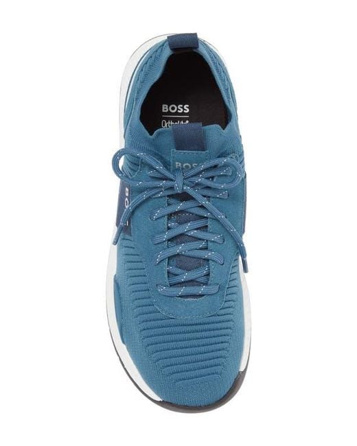 Boss Blue Titanium Sneaker for men