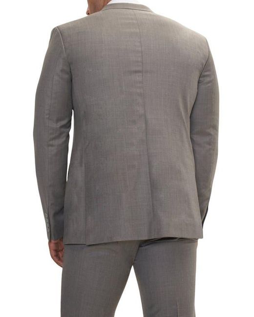 Ron Tomson Gray Super 120S Merino Wool Tuxedo for men