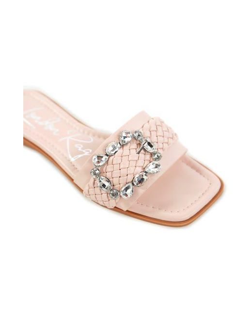 London Rag Slides LONDON RAG Hazbin Slide Sandal in Pink | Lyst