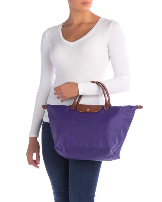 Longchamp - Le Pliage City Medium Tote bag - Plum – Shop It