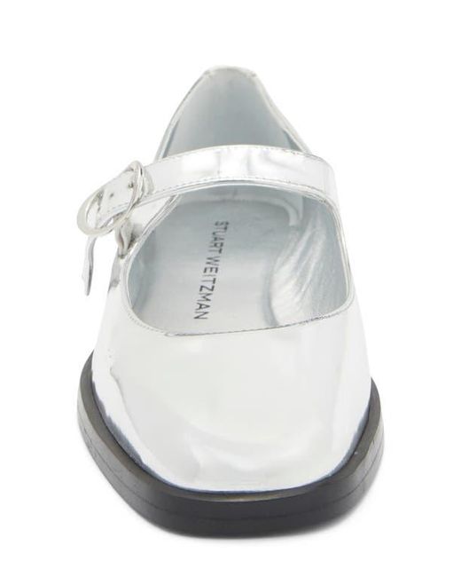 Stuart Weitzman White Loralei Mary Jane