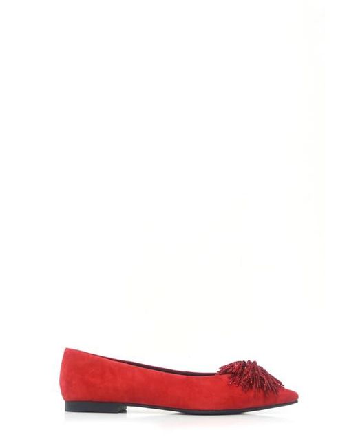 Kenneth Cole Red Natasha Flat