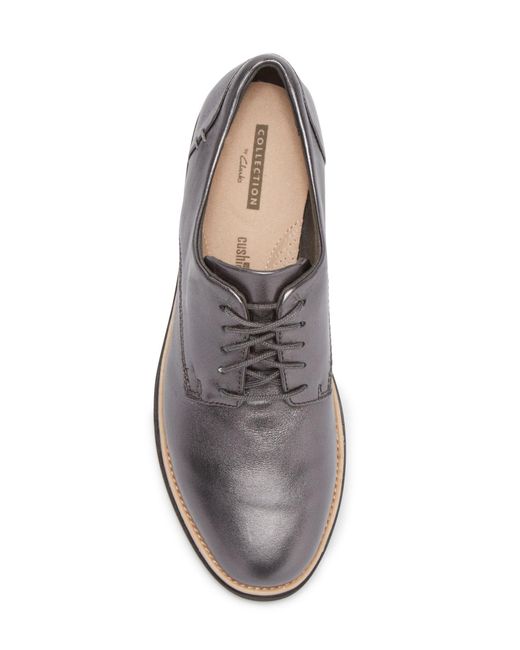 clarks sharon noel suede wedge derby