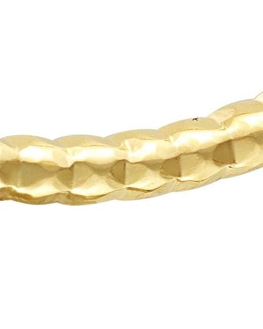 Bony Levy Metallic 14k Gold Hoop Earrings