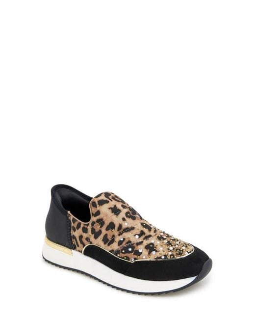Kenneth Cole White Cameron Rhinestone Sneaker