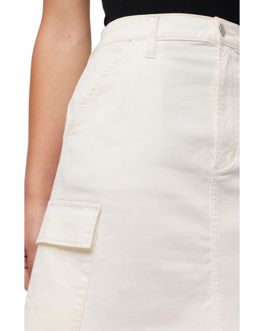 Joe's Jeans White Cargo Mini Skirt