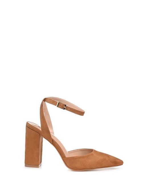 Journee Collection Brown Tyra Pump