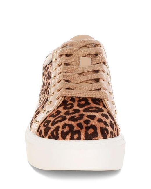 Rag & Co Brown Flippin' Studded Platform Sneaker
