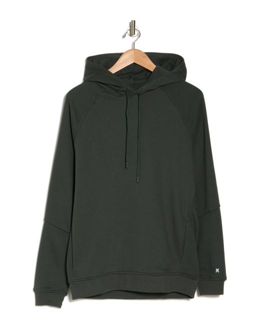 Kenneth Cole Green French Terry Raglan Sleeve Hoodie for men