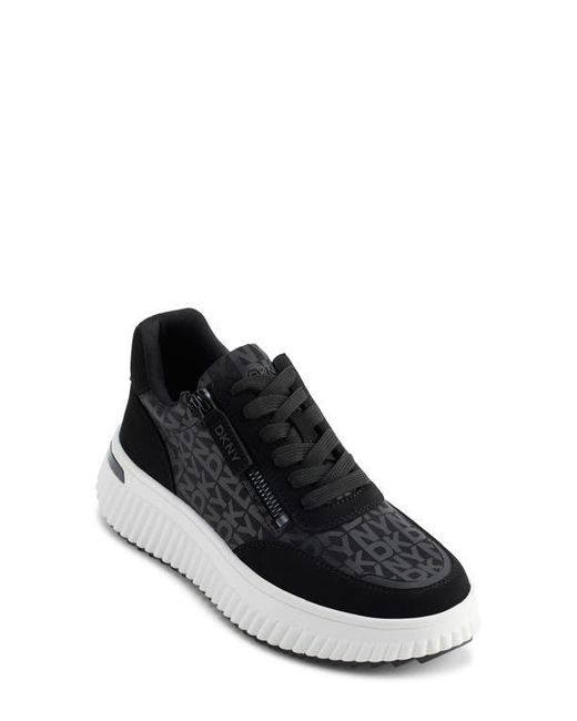 DKNY Black Lissa Platform Sneaker